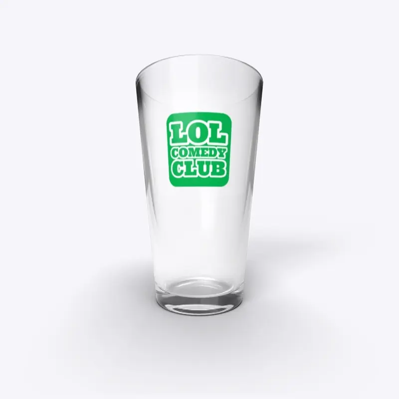 LOL Comedy Club Pint Glass